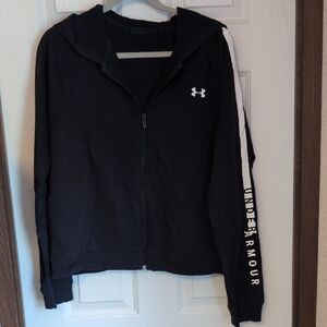 Under Armour Black Athletic Zip-Up Jacket